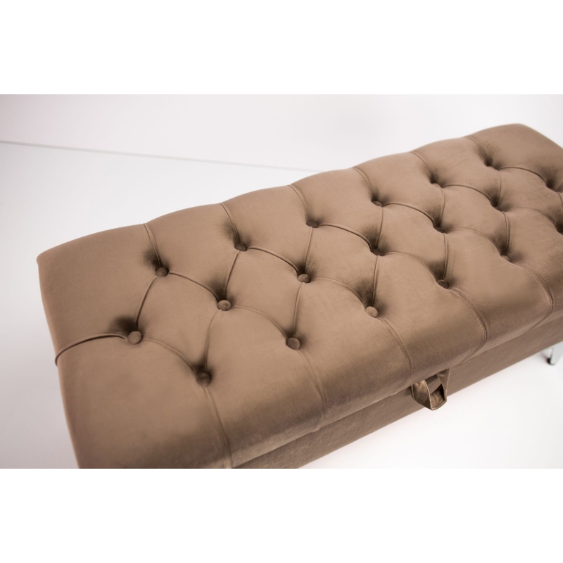 Tufted Storage Bench